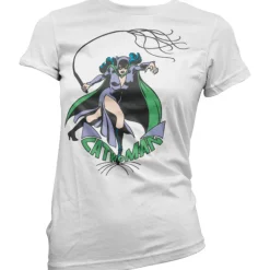 Catwoman In Action Girly Tee