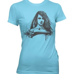 Chalk Flower Girl Girly Tee