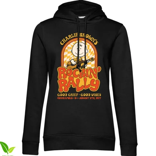 Charlie Browns Rockin Rally Girly Hoodie