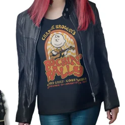 Charlie Browns Rockin Rally Girly Tee