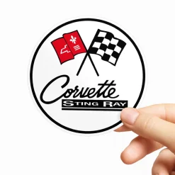 Chevrolet Corvette C2 Sting Ray Logo Sticker