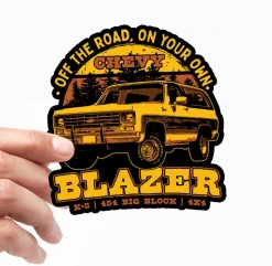 Chevy Blazer Off The Road Sticker
