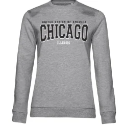 Chicago - Illinois Girly Sweatshirt