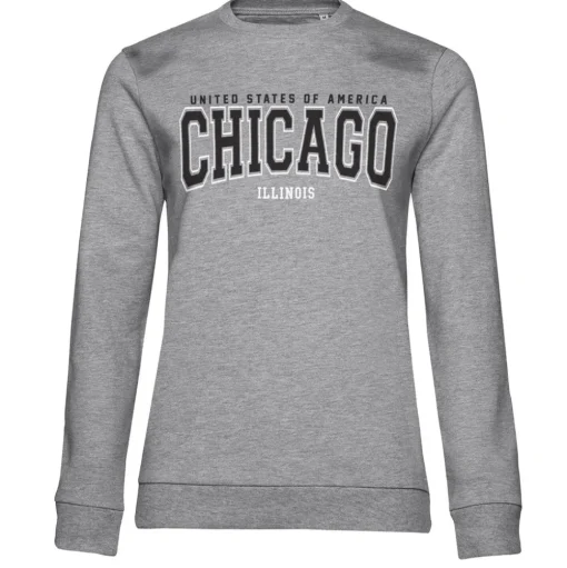 Chicago - Illinois Girly Sweatshirt