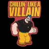 Chillin' Like Villain Sticker