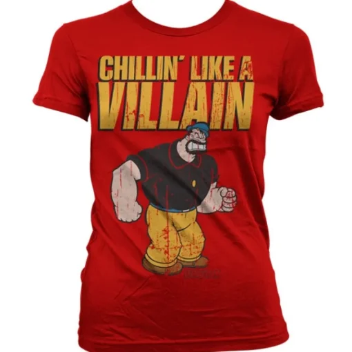 Chillin´Like A Villain Girly T-Shirt