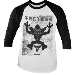 Chinese Gremlins Poster Baseball Long Sleeve Tee