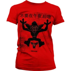 Chinese Gremlins Poster Girly Tee