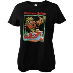 Christmas Safety Girly Tee