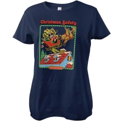 Christmas Safety Girly Tee