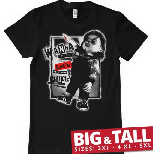 Chucky - Let's Be Friends Big & Tall T-Shirt