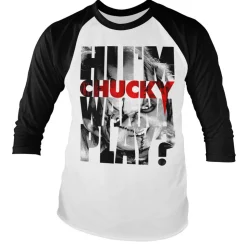 Chucky - Wanna Play Cutout Baseball Long Sleeve Tee
