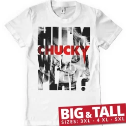 Chucky - Wanna Play Cutout Big & Tall T-Shirt