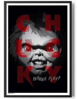 Chucky - Wanna Play Dark Poster