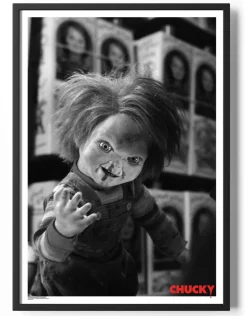 Chucky BW Photo Poster