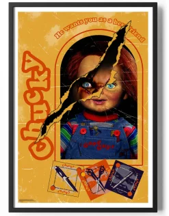 Chucky Doll Box Poster