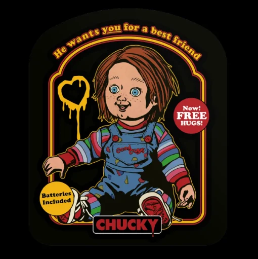 Chucky Toy Box Sticker