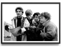 Classic Goonies BW Photo Poster