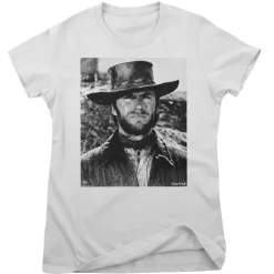 Clint Eastwood Cowboy Portrait Girly Tee