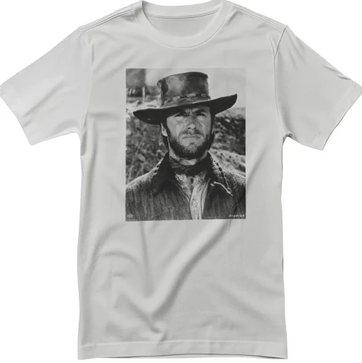 Clint Eastwood Cowboy Portrait T-Shirt