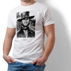 Clint Eastwood Cowboy Portrait T-Shirt