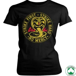Cobra Kai Round Patch Organic Girly Tee