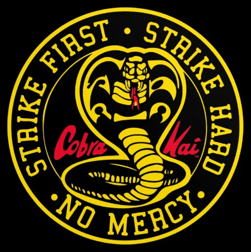 Cobra Kai Round Sticker