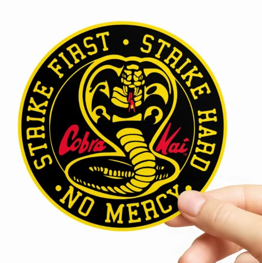 Cobra Kai Round Sticker