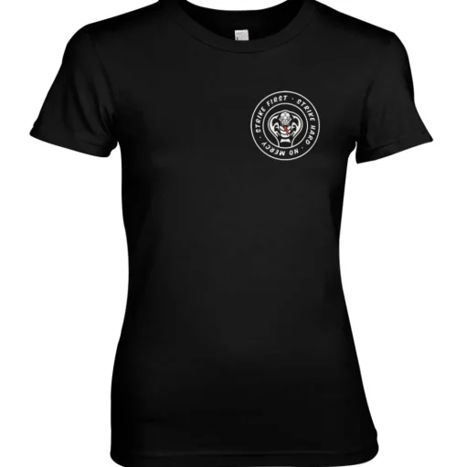Cobra Kai White Patches Girly Tee