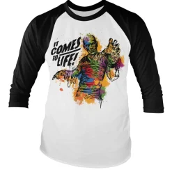 Colorful Mummy Baseball Long Sleeve Tee