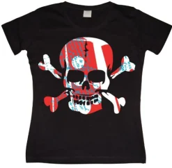 Colorful Skull Girly T-shirt