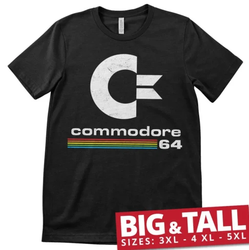 Commodore 64 Washed Logo Big & Tall T-Shirt