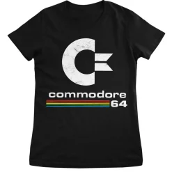 Commodore 64 Washed Logo Girly Tee