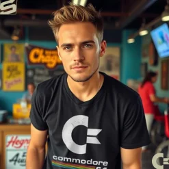 Commodore 64 Washed Logo T-Shirt