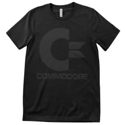 Commodore Black Logo T-Shirt