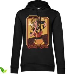 Coping With Stress Girly Hoodie