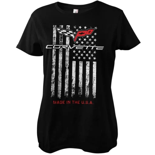 Corvette - Made In The USA Girly Tee