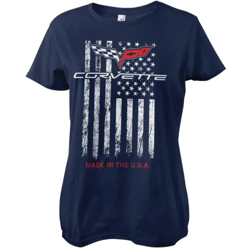 Corvette - Made In The USA Girly Tee