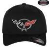 Corvette C5 Flags Flexfit Cap