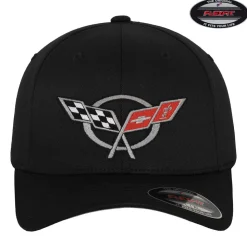 Corvette C5 Flags Flexfit Cap