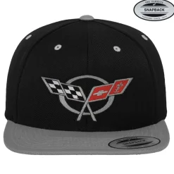 Corvette C5 Flags Premium Snapback Cap