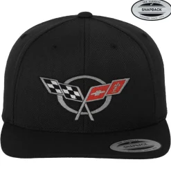 Corvette C5 Flags Premium Snapback Cap