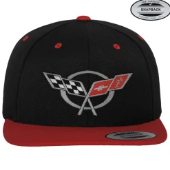 Corvette C5 Flags Premium Snapback Cap