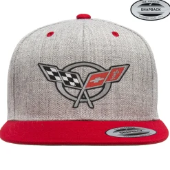 Corvette C5 Flags Premium Snapback Cap