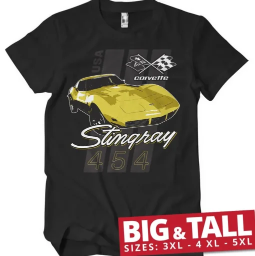 Corvette Stingray 454 Big & Tall T-Shirt