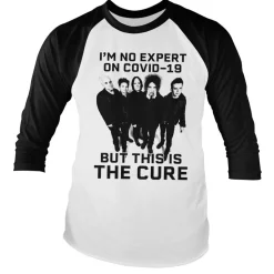 Covid-19 - The Cure Baseball Long Sleeve Tee