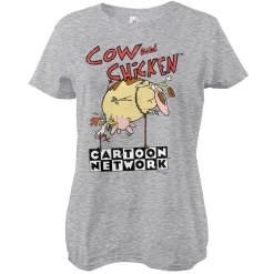 Cow and Chicken Balloon Girly Tee
