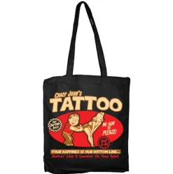 Crazy Johns Tattoo Tote Bag