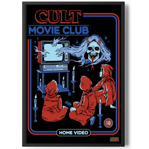 Cult Movie Club Poster Standard