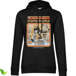 Cure For Stupid People Girly Hoodie